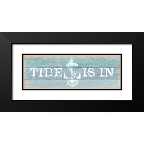 Tide Is In Black Modern Wood Framed Art Print with Double Matting by Appleman, Sam