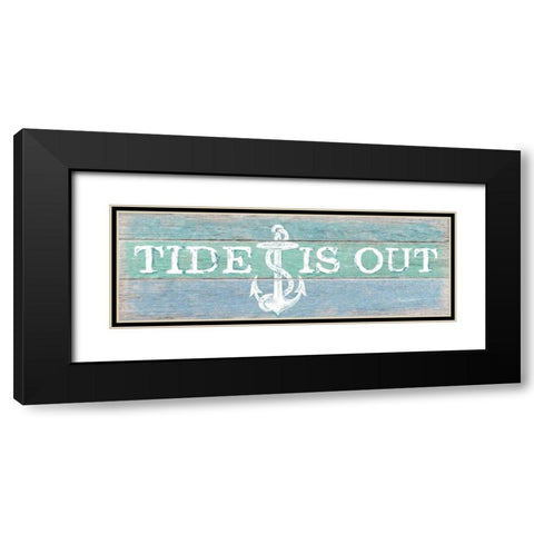 Tide Is Out Black Modern Wood Framed Art Print with Double Matting by Appleman, Sam