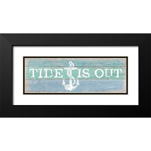 Tide Is Out Black Modern Wood Framed Art Print with Double Matting by Appleman, Sam
