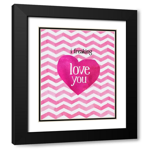 Glam World 8 Black Modern Wood Framed Art Print with Double Matting by Bryant, Lola