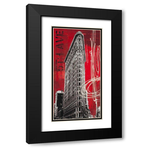 5th Avenue Icon Black Modern Wood Framed Art Print with Double Matting by Taylor, Evangeline