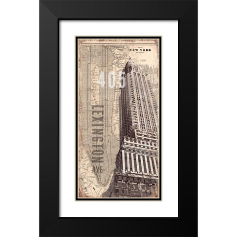 405 Lexington Black Modern Wood Framed Art Print with Double Matting by Taylor, Evangeline