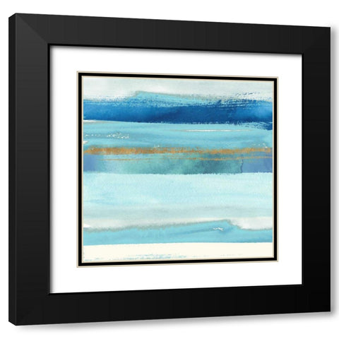 Sea and Air 1 Black Modern Wood Framed Art Print with Double Matting by Taylor, Evangeline