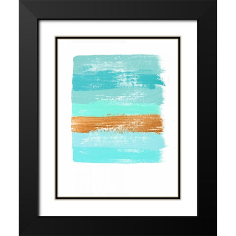 RefreshPalette Black Modern Wood Framed Art Print with Double Matting by Taylor, Evangeline