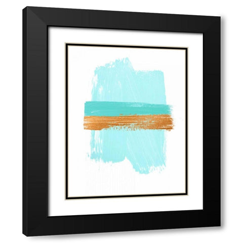 Simple Palette Black Modern Wood Framed Art Print with Double Matting by Taylor, Evangeline