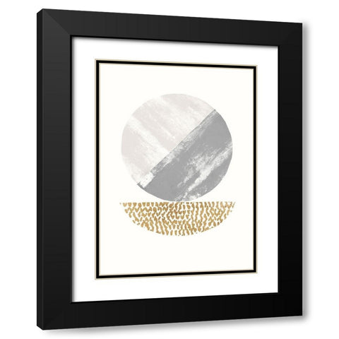 Balanced Black Modern Wood Framed Art Print with Double Matting by Taylor, Evangeline