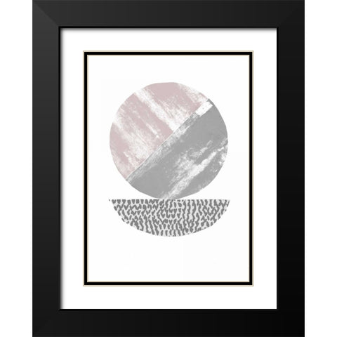 Perfect Balance Black Modern Wood Framed Art Print with Double Matting by Taylor, Evangeline