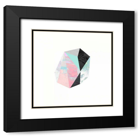 Crystalize 1 Black Modern Wood Framed Art Print with Double Matting by Taylor, Evangeline