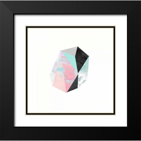 Crystalize 1 Black Modern Wood Framed Art Print with Double Matting by Taylor, Evangeline
