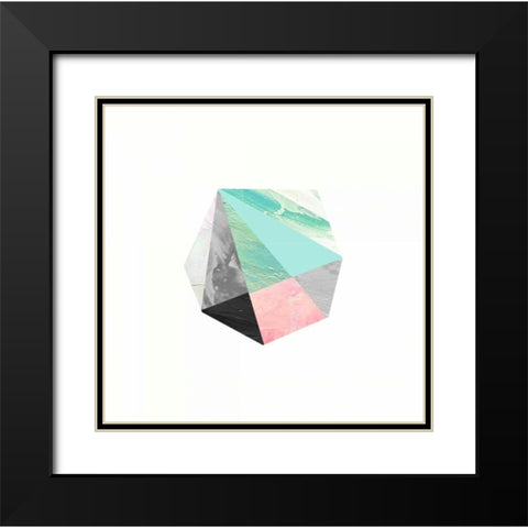 Crystalize 3 Black Modern Wood Framed Art Print with Double Matting by Taylor, Evangeline