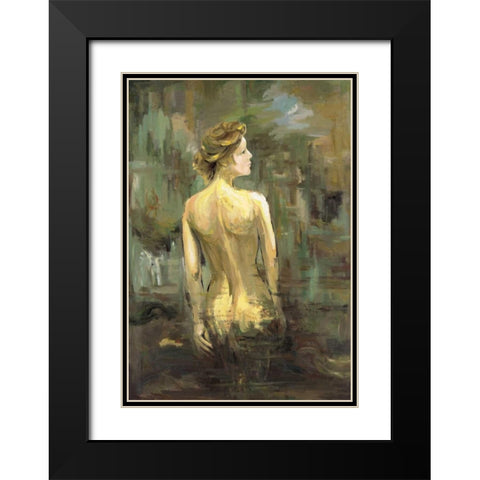 Nude 2 Black Modern Wood Framed Art Print with Double Matting by Art Atelier Alliance