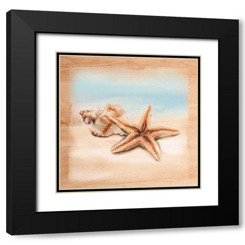 Natural Ocean 2 Black Modern Wood Framed Art Print with Double Matting by Art Atelier Alliance