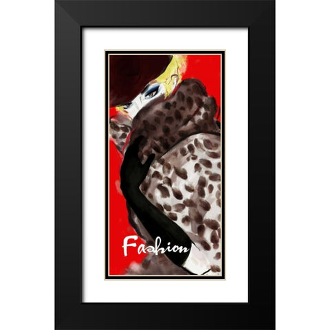 Fashion Inspired Black Modern Wood Framed Art Print with Double Matting by Art Atelier Alliance