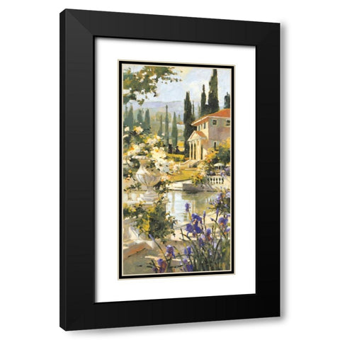 Echoes of Tuscany 2 Black Modern Wood Framed Art Print with Double Matting by Simandle, Marilyn