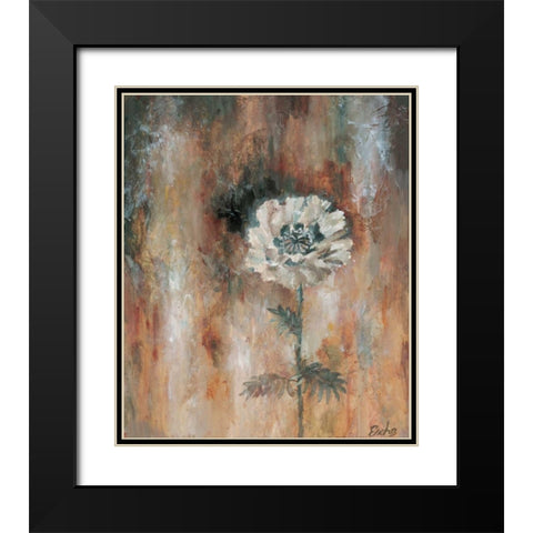 Papaveraceae II Black Modern Wood Framed Art Print with Double Matting by van den Bogerd, Escha