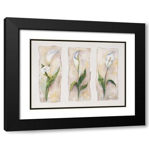 Aspects of arums Black Modern Wood Framed Art Print with Double Matting by Withaar, Rian