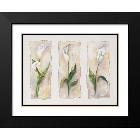 Aspects of arums Black Modern Wood Framed Art Print with Double Matting by Withaar, Rian