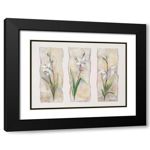 Aspects of orchids Black Modern Wood Framed Art Print with Double Matting by Withaar, Rian