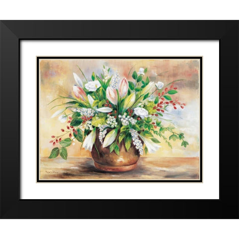 A blooms beautifications Black Modern Wood Framed Art Print with Double Matting by Withaar, Rian