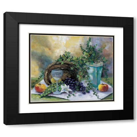 Picnic prepared Black Modern Wood Framed Art Print with Double Matting by Withaar, Rian
