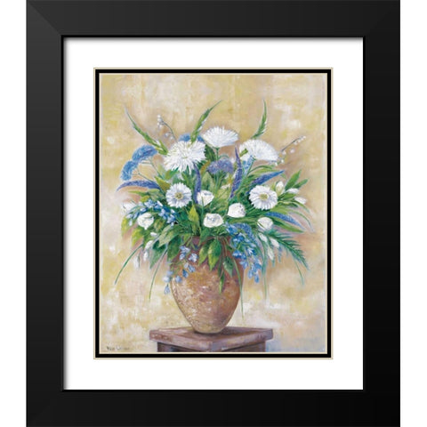 A scentful bouquet Black Modern Wood Framed Art Print with Double Matting by Withaar, Rian