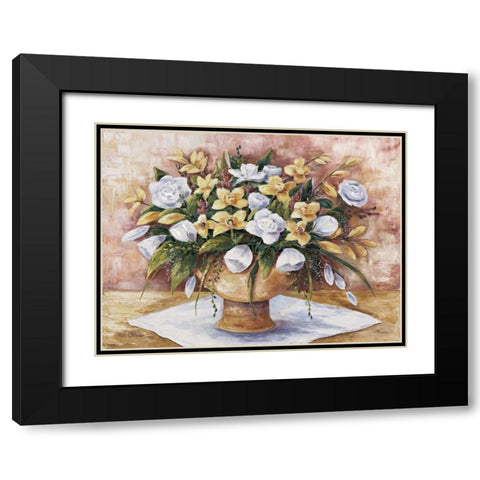 Wonderful bouquet Black Modern Wood Framed Art Print with Double Matting by Withaar, Rian