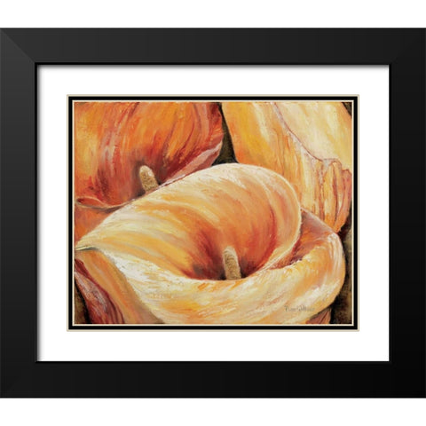 Aurum in detail Black Modern Wood Framed Art Print with Double Matting by Withaar, Rian