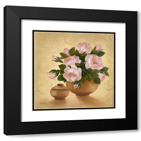 Subtile decorations III Black Modern Wood Framed Art Print with Double Matting by Tobias, Horst