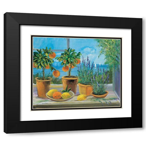 Creative compliments Black Modern Wood Framed Art Print with Double Matting by Schottler, Katharina