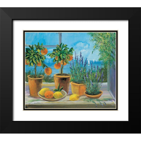 Creative compliments Black Modern Wood Framed Art Print with Double Matting by Schottler, Katharina