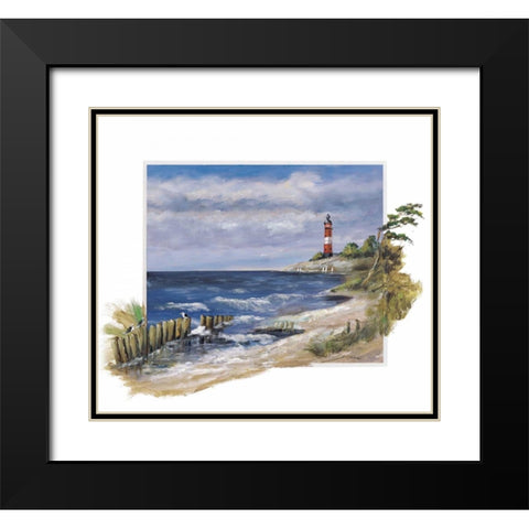 Stormy morning Black Modern Wood Framed Art Print with Double Matting by Schottler, Katharina