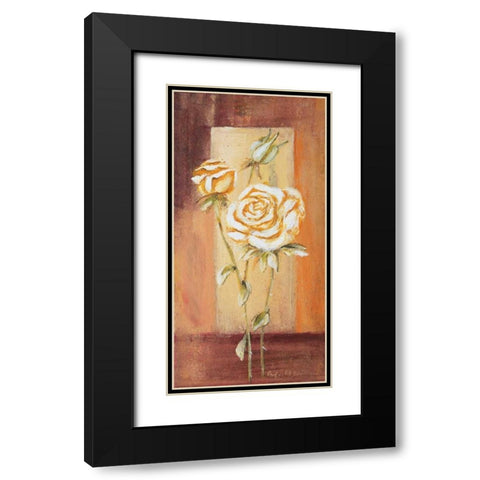 Botanical ll Black Modern Wood Framed Art Print with Double Matting by Schottler, Katharina