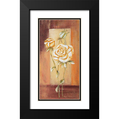 Botanical ll Black Modern Wood Framed Art Print with Double Matting by Schottler, Katharina