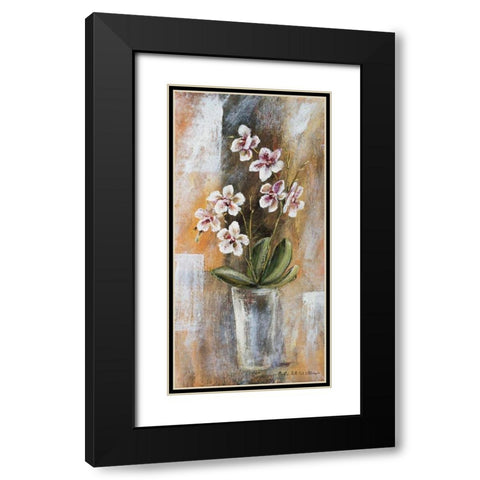 Botanical lV Black Modern Wood Framed Art Print with Double Matting by Schottler, Katharina