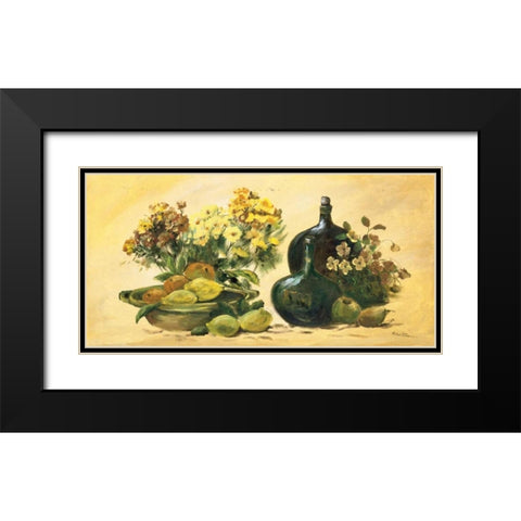 Stillife II Black Modern Wood Framed Art Print with Double Matting by Schottler, Katharina