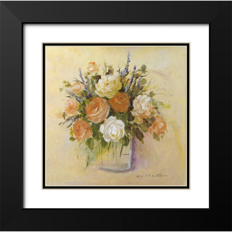 Tradition bouqet I Black Modern Wood Framed Art Print with Double Matting by Schottler, Katharina