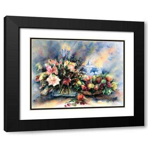 Impressions by candle light Black Modern Wood Framed Art Print with Double Matting by Kalsbeek-Vlasma, Klaske