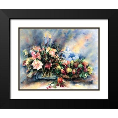 Impressions by candle light Black Modern Wood Framed Art Print with Double Matting by Kalsbeek-Vlasma, Klaske