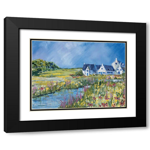 Lovely site II Black Modern Wood Framed Art Print with Double Matting by Cruysberg, Marijke