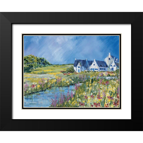 Lovely site II Black Modern Wood Framed Art Print with Double Matting by Cruysberg, Marijke