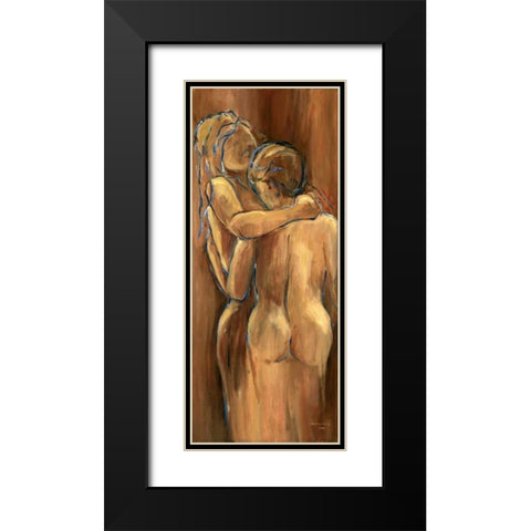 Passione Black Modern Wood Framed Art Print with Double Matting by Cruysberg, Marijke