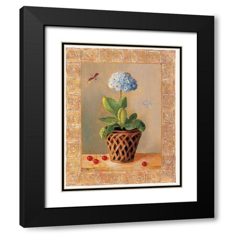 La Primavera  Black Modern Wood Framed Art Print with Double Matting by du Ciel, Milieu