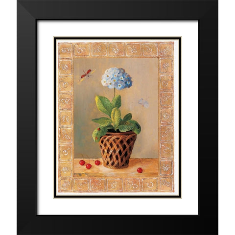 La Primavera  Black Modern Wood Framed Art Print with Double Matting by du Ciel, Milieu