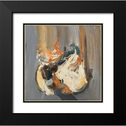 Movemenet I Black Modern Wood Framed Art Print with Double Matting by van Engelshoven, Marie T