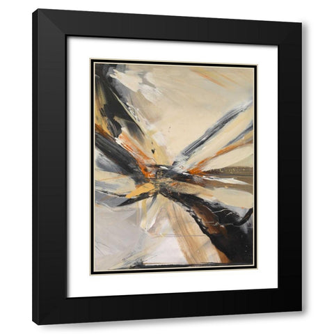 Centre I Black Modern Wood Framed Art Print with Double Matting by van Engelshoven, Marie T