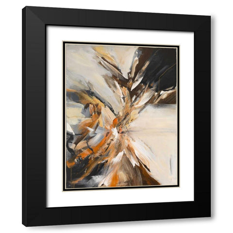 Centre II Black Modern Wood Framed Art Print with Double Matting by van Engelshoven, Marie T