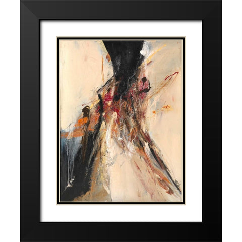 Centre III Black Modern Wood Framed Art Print with Double Matting by van Engelshoven, Marie T