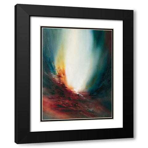 Stylish II Black Modern Wood Framed Art Print with Double Matting by Geurts, Nelly