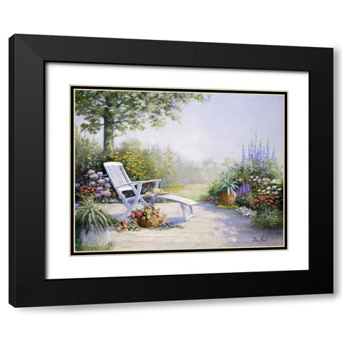 Wonderful world Black Modern Wood Framed Art Print with Double Matting by Motz, Peter
