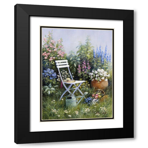 Unforgettable Black Modern Wood Framed Art Print with Double Matting by Motz, Peter